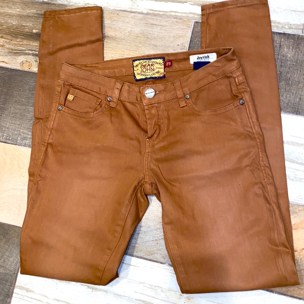 Waxed DenimSkinny Jeans